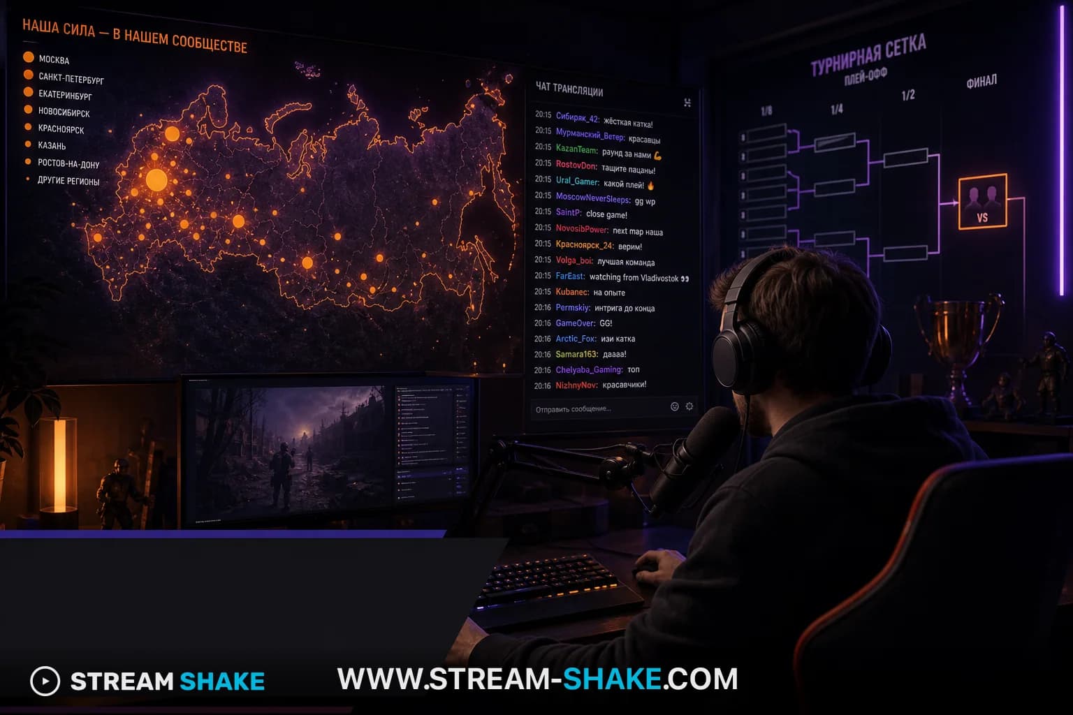 الترويج للبث المباشر على GOODGAME — Stream Shake