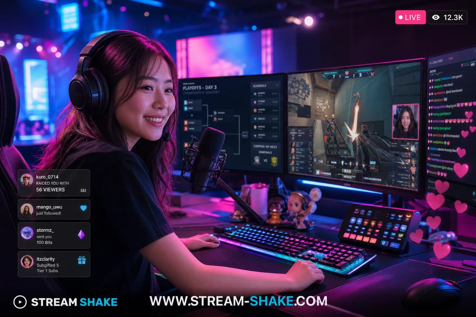 Esports tournament co-streaming — Stream Shake broadcaster guide 2026