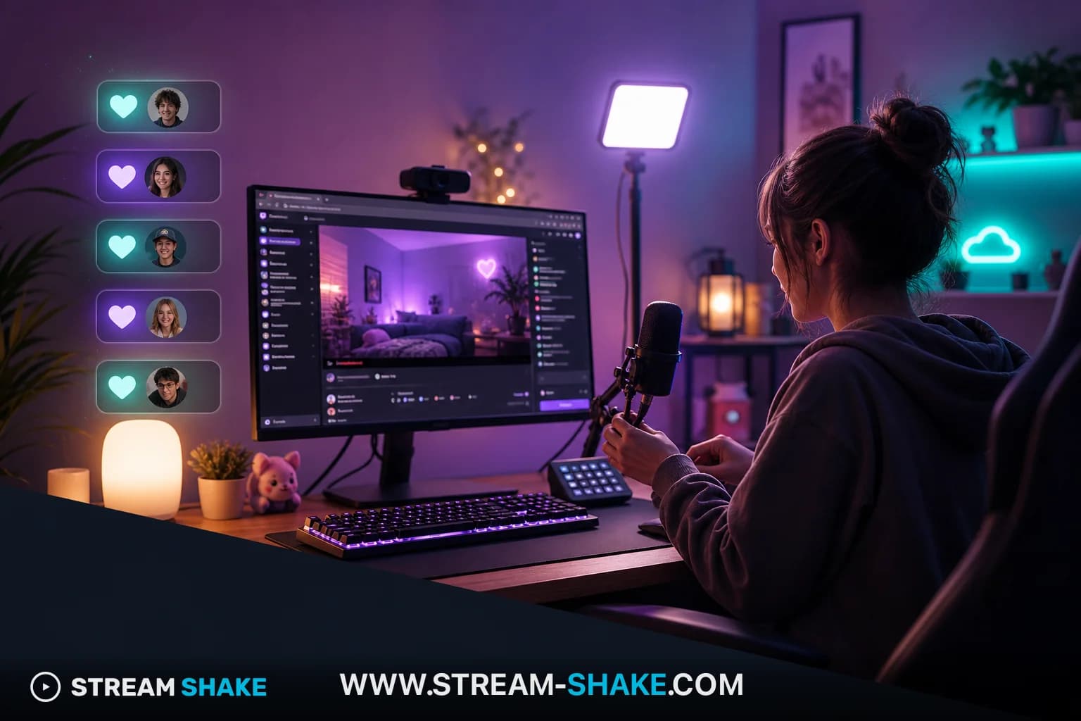 Stream Shake — piattaforma di promozione gratuita su Twitch
