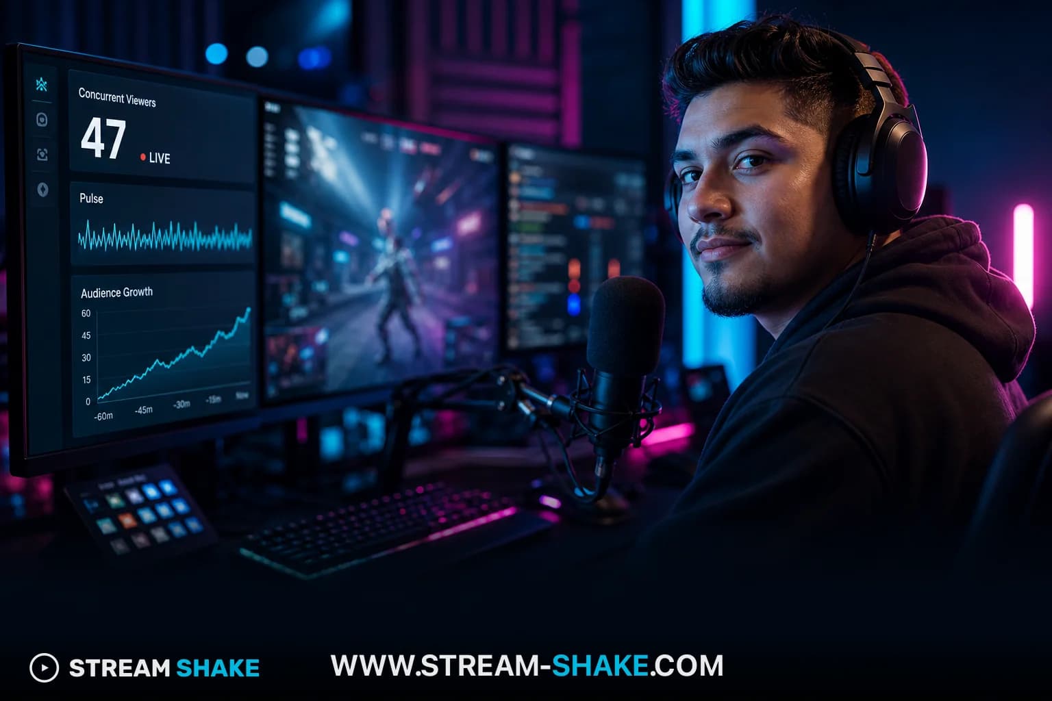 صورة توضح أكبر أرقام المشاهدين على Twitch. العناصر الأساسية: Twitch.