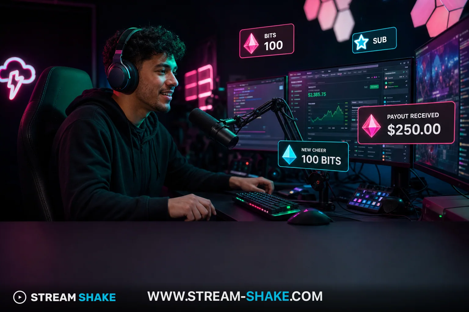 Streamer Income Twitch Streamer Income 2026: Monetization, Splits & Growth | Stream Shake